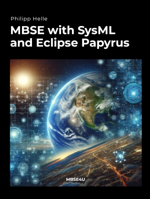 Book cover MBSE with SysML and Eclipse Papyrus